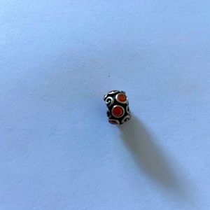 Pandora Charm-Orange rhinestones